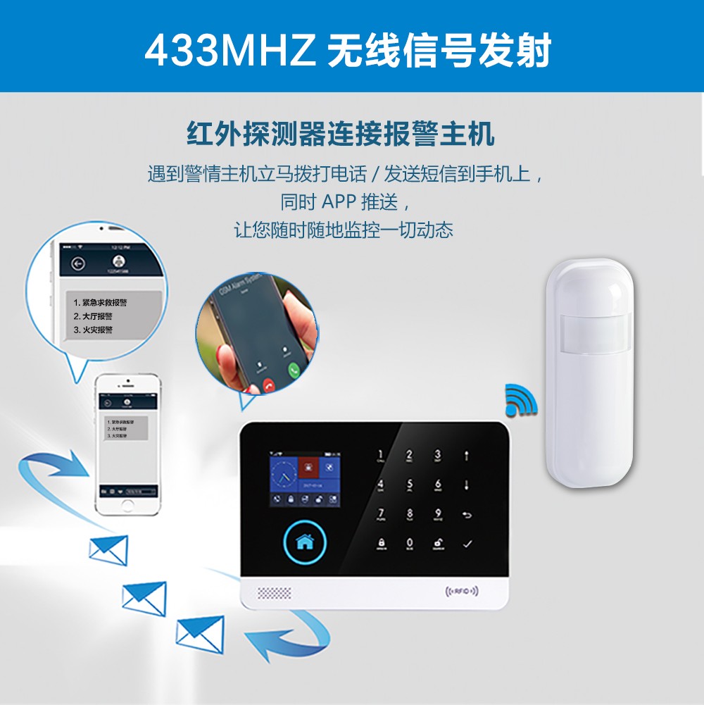 门窗智能防盗报警器 门窗智能防盗报警器