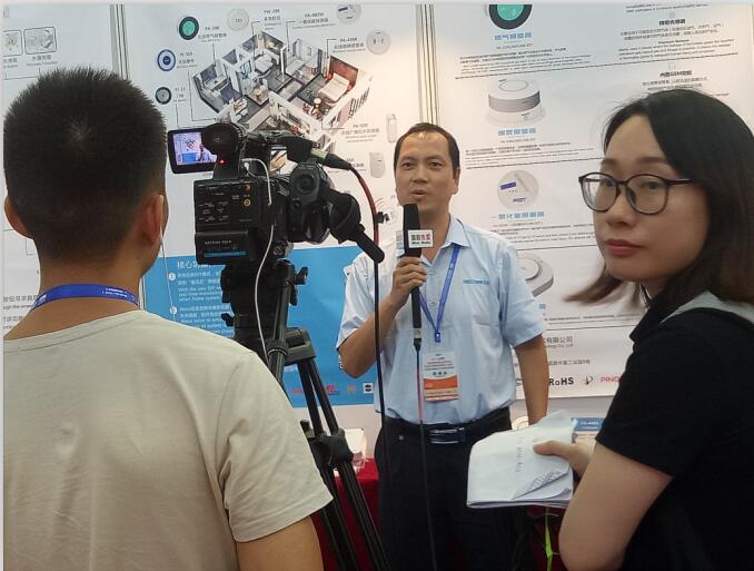 深圳国际物联展媒体单位对PA旗舰厅集团进行专访